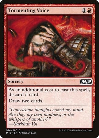 Tormenting Voice [Core Set 2019] MTG Single Magic: The Gathering  | Multizone: Comics And Games