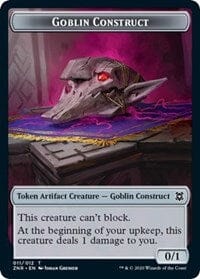 Goblin Construct // Illusion Double-sided Token [Zendikar Rising Tokens] MTG Single Magic: The Gathering  | Multizone: Comics And Games