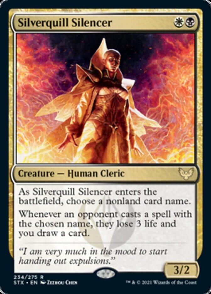 Silverquill Silencer [Strixhaven: School of Mages] MTG Single Magic: The Gathering  | Multizone: Comics And Games