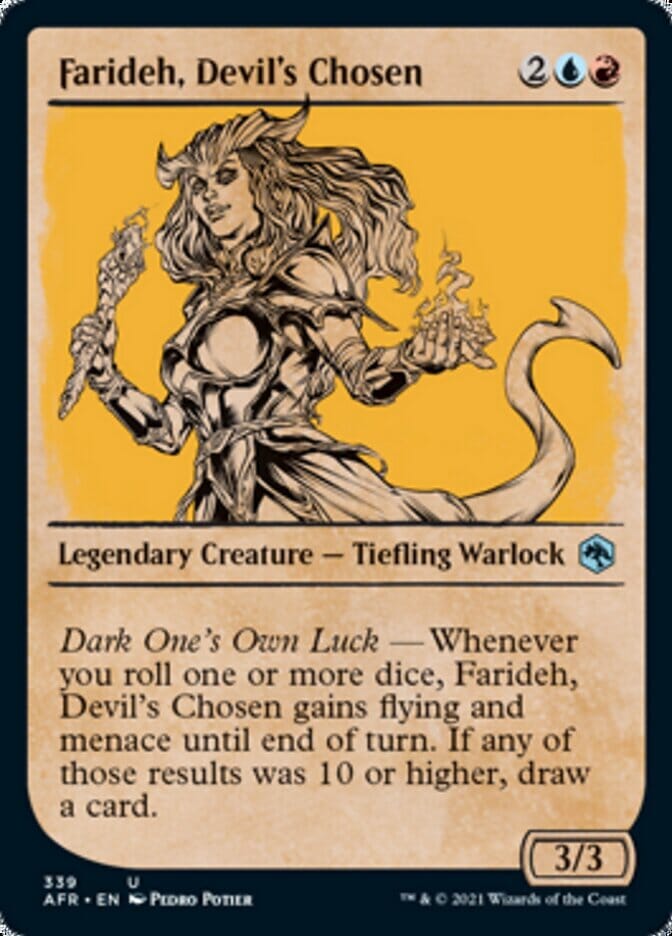 Farideh, Devil's Chosen (Showcase) [Dungeons & Dragons: Adventures in the Forgotten Realms] MTG Single Magic: The Gathering  | Multizone: Comics And Games