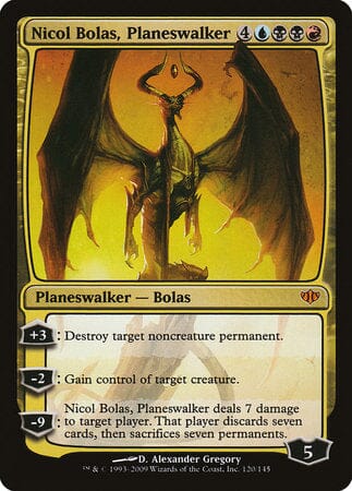 Nicol Bolas, Planeswalker [Conflux] MTG Single Magic: The Gathering  | Multizone: Comics And Games