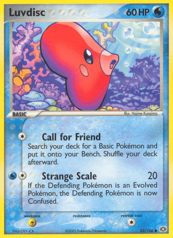 Luvdisc (53/106) [EX: Emerald] Pokemon Single Pokémon  | Multizone: Comics And Games