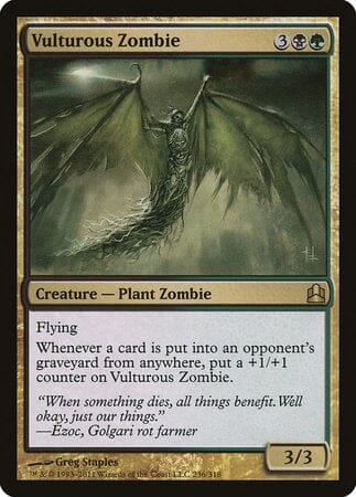 Vulturous Zombie [Commander 2011] MTG Single Magic: The Gathering  | Multizone: Comics And Games