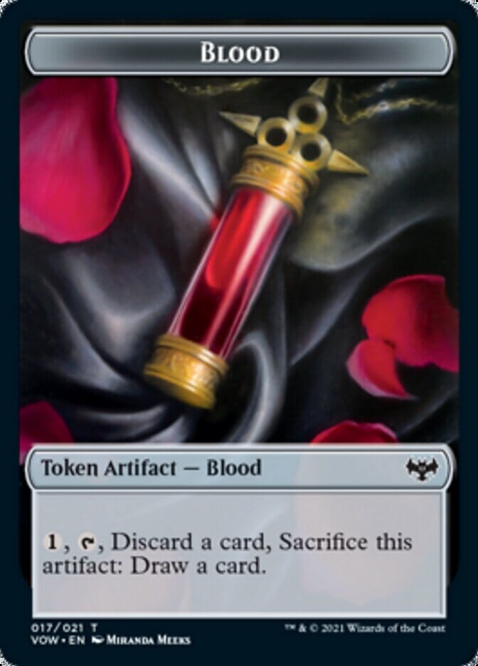 Blood Token [Innistrad: Crimson Vow Tokens] MTG Single Magic: The Gathering  | Multizone: Comics And Games