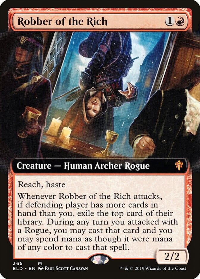 Robber of the Rich (Extended Art) [Throne of Eldraine] MTG Single Magic: The Gathering  | Multizone: Comics And Games