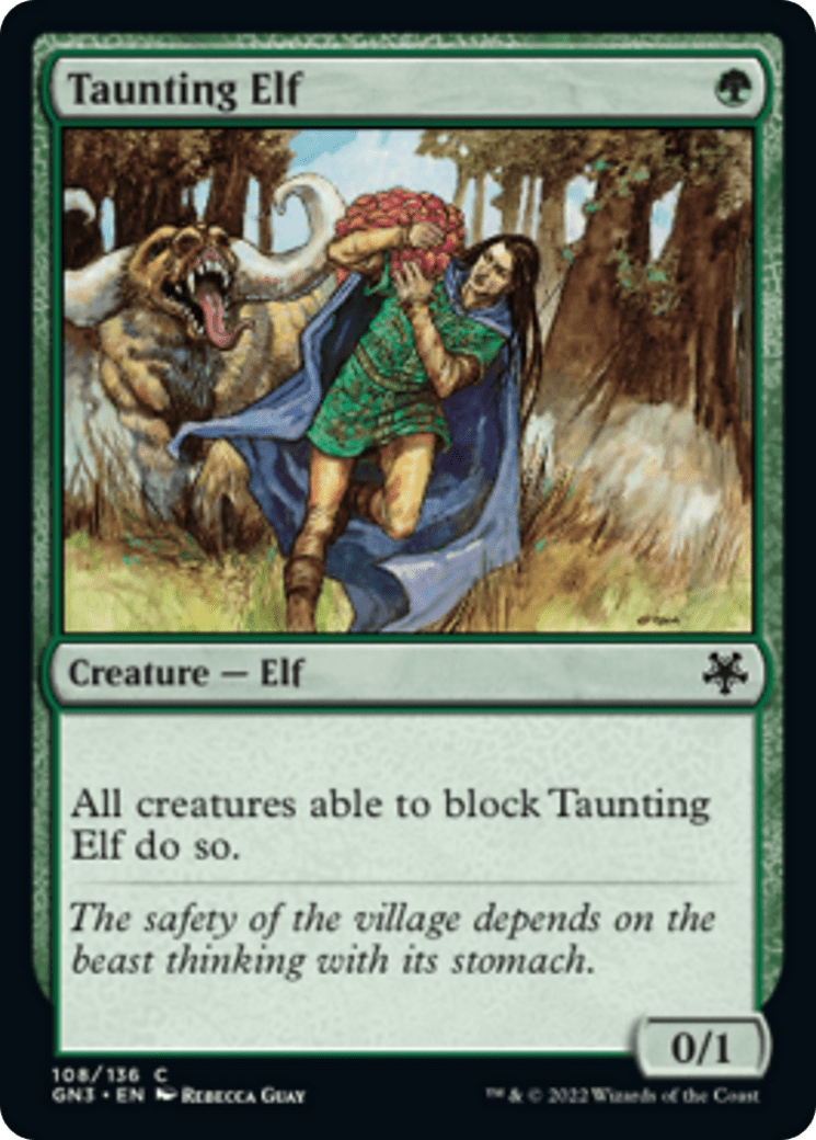Taunting Elf [Game Night: Free-for-All] MTG Single Magic: The Gathering  | Multizone: Comics And Games