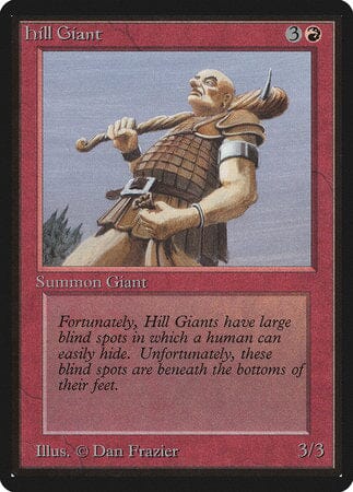 Hill Giant [Limited Edition Beta] MTG Single Magic: The Gathering  | Multizone: Comics And Games