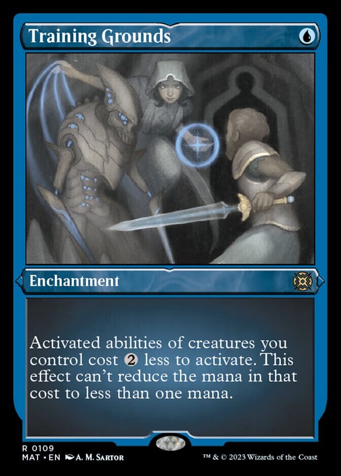 Training Grounds (Foil Etched) [March of the Machine: The Aftermath] MTG Single Magic: The Gathering  | Multizone: Comics And Games