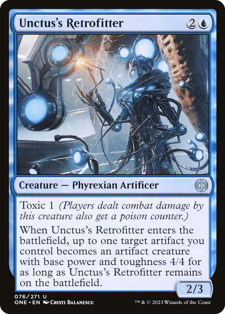 Unctus's Retrofitter [Phyrexia: All Will Be One] MTG Single Magic: The Gathering  | Multizone: Comics And Games