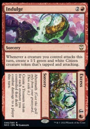 Indulge // Excess (Promo Pack) [Streets of New Capenna Commander Promos] MTG Single Magic: The Gathering  | Multizone: Comics And Games