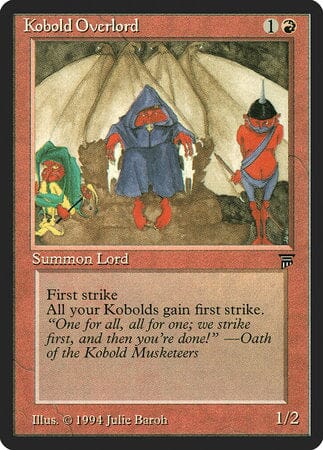 Kobold Overlord [Legends] MTG Single Magic: The Gathering  | Multizone: Comics And Games