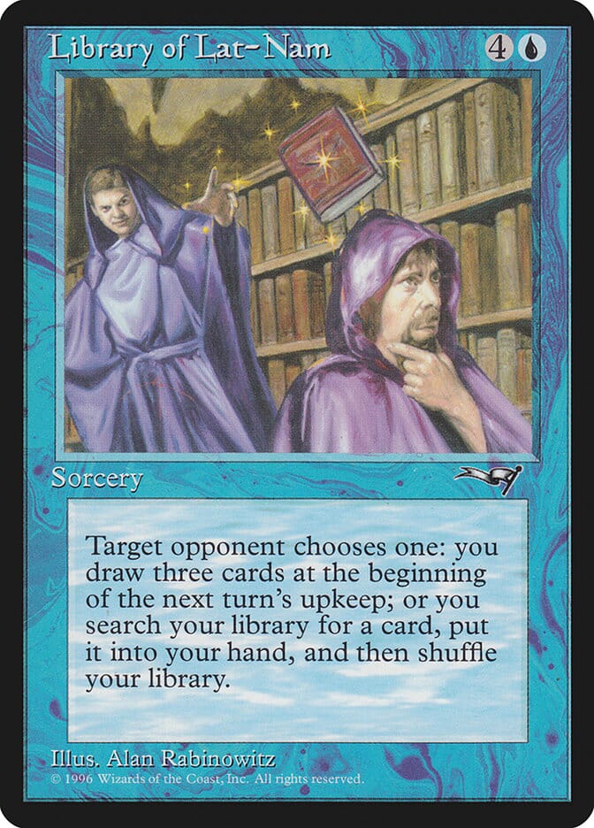 Library of Lat-Nam [Alliances] MTG Single Magic: The Gathering  | Multizone: Comics And Games