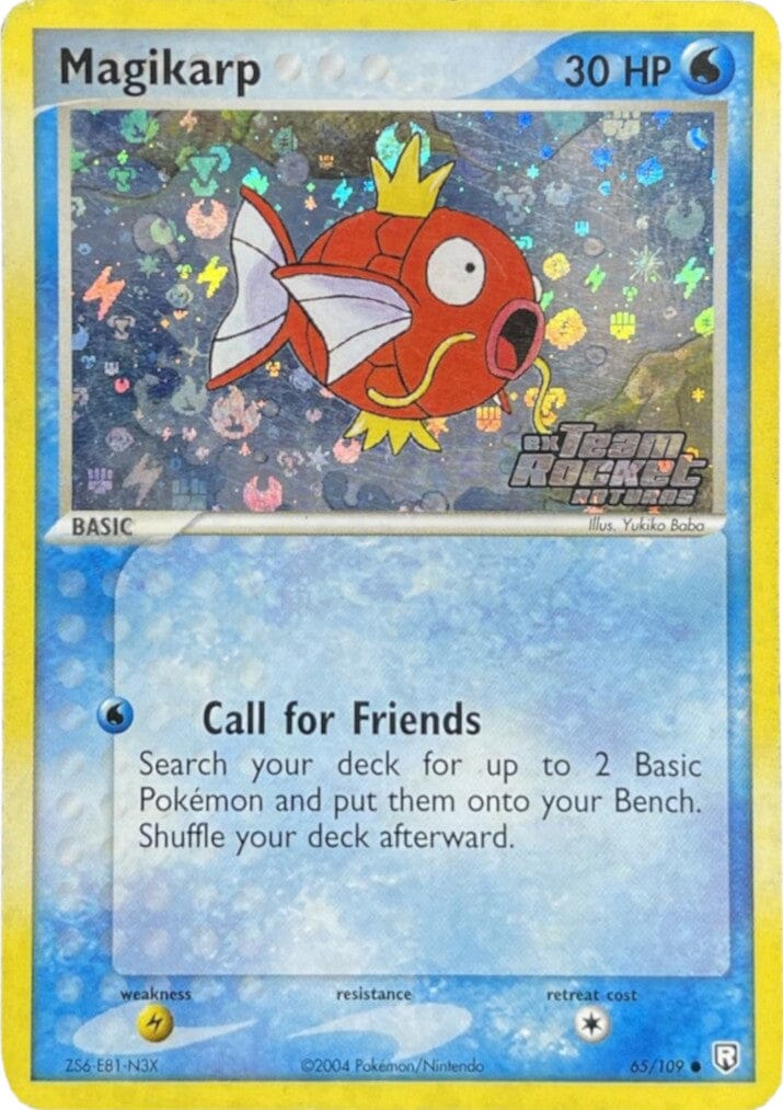 Magikarp (65/109) (Stamped) [EX: Team Rocket Returns] Pokemon Single Pokémon  | Multizone: Comics And Games