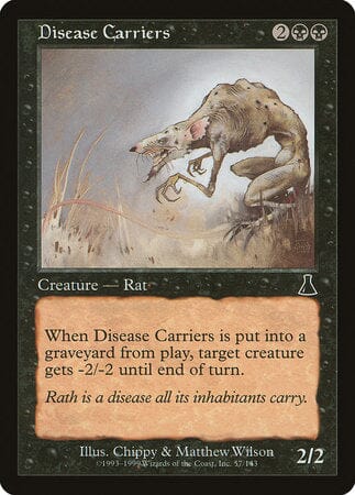 Disease Carriers [Urza's Destiny] MTG Single Magic: The Gathering  | Multizone: Comics And Games