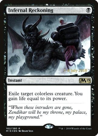 Infernal Reckoning [Core Set 2019 Promos] MTG Single Magic: The Gathering  | Multizone: Comics And Games