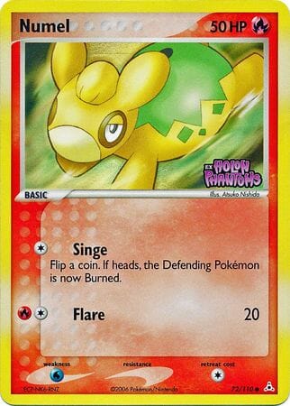 Numel (72/110) (Stamped) [EX: Holon Phantoms] Pokemon Single Pokémon  | Multizone: Comics And Games