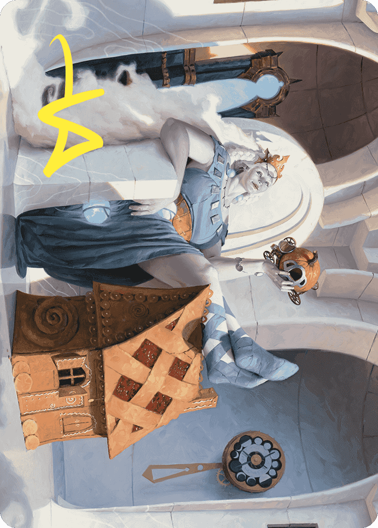 Beluna Grandsquall Art Card (Gold-Stamped Signature) [Wilds of Eldraine Art Series] MTG Single Magic: The Gathering  | Multizone: Comics And Games