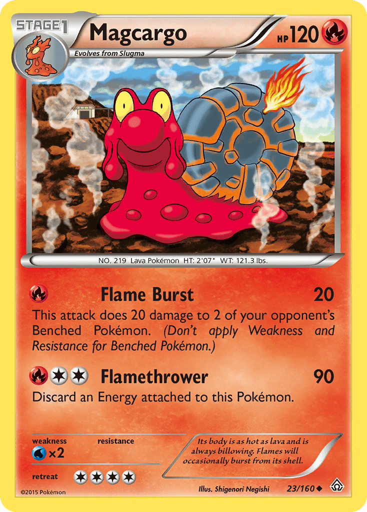 Magcargo (23/160) [XY: Primal Clash] Pokemon Single Pokémon  | Multizone: Comics And Games