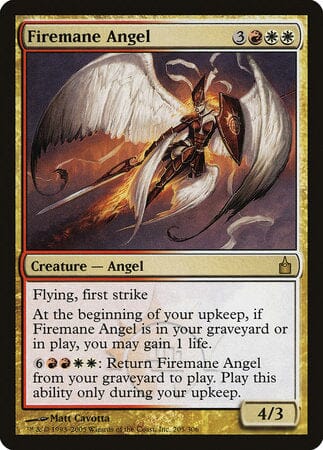 Firemane Angel [Ravnica: City of Guilds] MTG Single Magic: The Gathering  | Multizone: Comics And Games