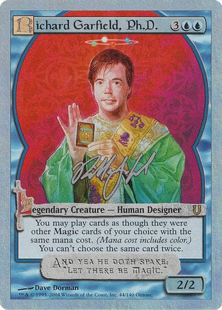 Richard Garfield, Ph.D. (Alternate Foil) [Unhinged] MTG Single Magic: The Gathering  | Multizone: Comics And Games