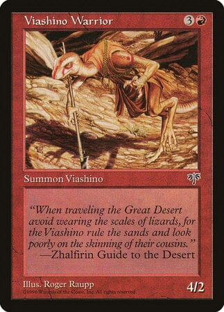 Viashino Warrior [Mirage] MTG Single Magic: The Gathering  | Multizone: Comics And Games