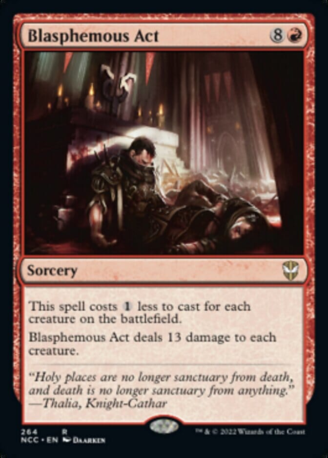 Blasphemous Act [Streets of New Capenna Commander] MTG Single Magic: The Gathering  | Multizone: Comics And Games