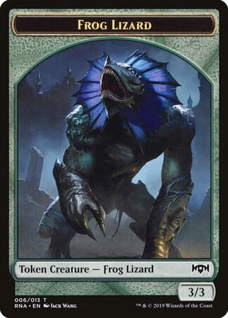 Frog Lizard Token [Ravnica Allegiance Tokens] MTG Single Magic: The Gathering  | Multizone: Comics And Games