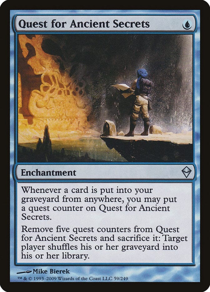 Quest for Ancient Secrets [Zendikar] MTG Single Magic: The Gathering  | Multizone: Comics And Games