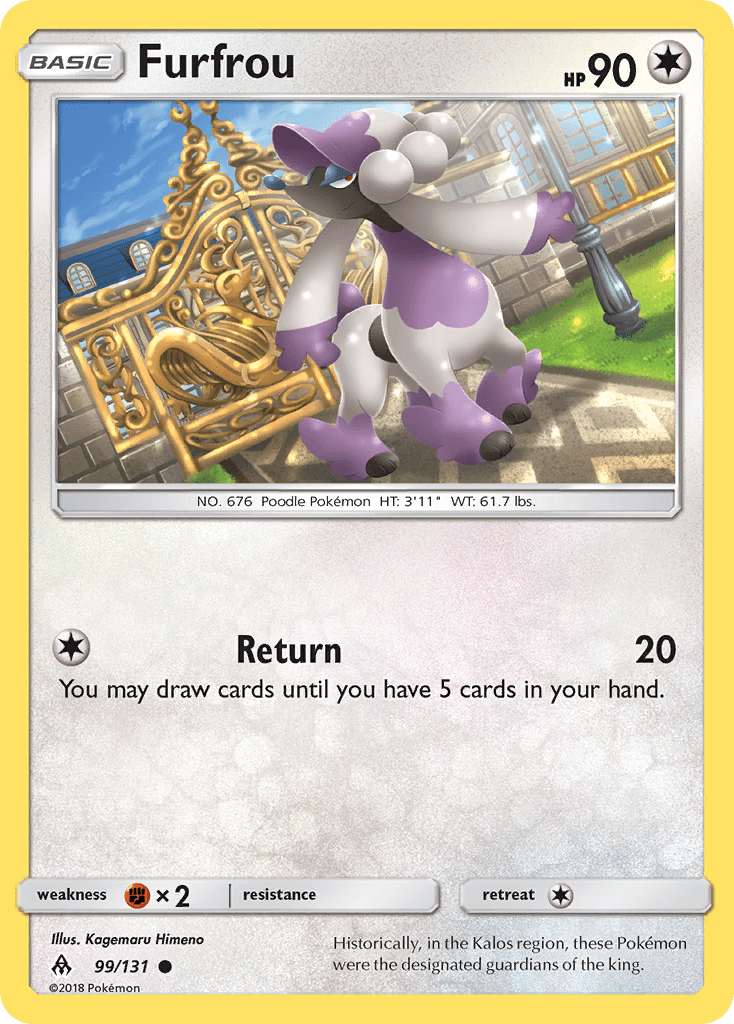 Furfrou (99/131) [Sun & Moon: Forbidden Light] Pokemon Single Pokémon  | Multizone: Comics And Games