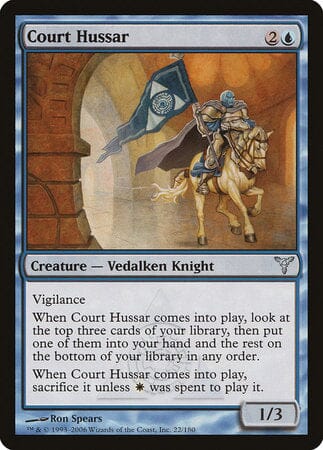 Court Hussar [Dissension] MTG Single Magic: The Gathering  | Multizone: Comics And Games