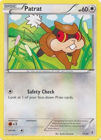 Patrat (17/30) [XY: Trainer Kit 1 - Bisharp] Pokemon Single Pokémon  | Multizone: Comics And Games