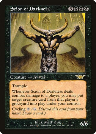 Scion of Darkness [Legions] MTG Single Magic: The Gathering  | Multizone: Comics And Games