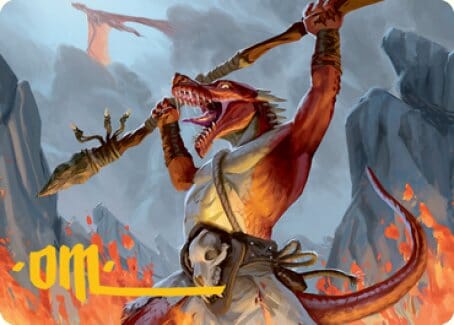 Kobold Art Card (Gold-Stamped Signature) [Dungeons & Dragons: Adventures in the Forgotten Realms Art Series] MTG Single Magic: The Gathering  | Multizone: Comics And Games