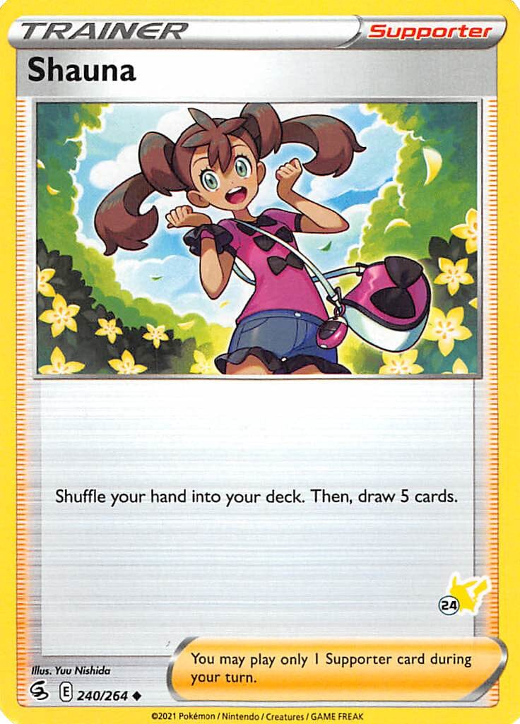 Shauna (240/264) (Pikachu Stamp #24) [Battle Academy 2022] Pokemon Single Pokémon  | Multizone: Comics And Games