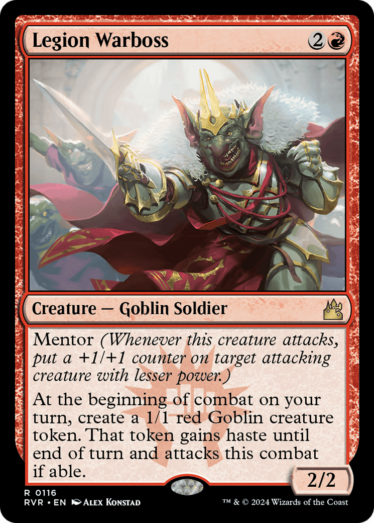 Legion Warboss [Ravnica Remastered] MTG Single Magic: The Gathering  | Multizone: Comics And Games