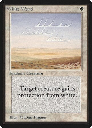 White Ward [Limited Edition Beta] MTG Single Magic: The Gathering  | Multizone: Comics And Games