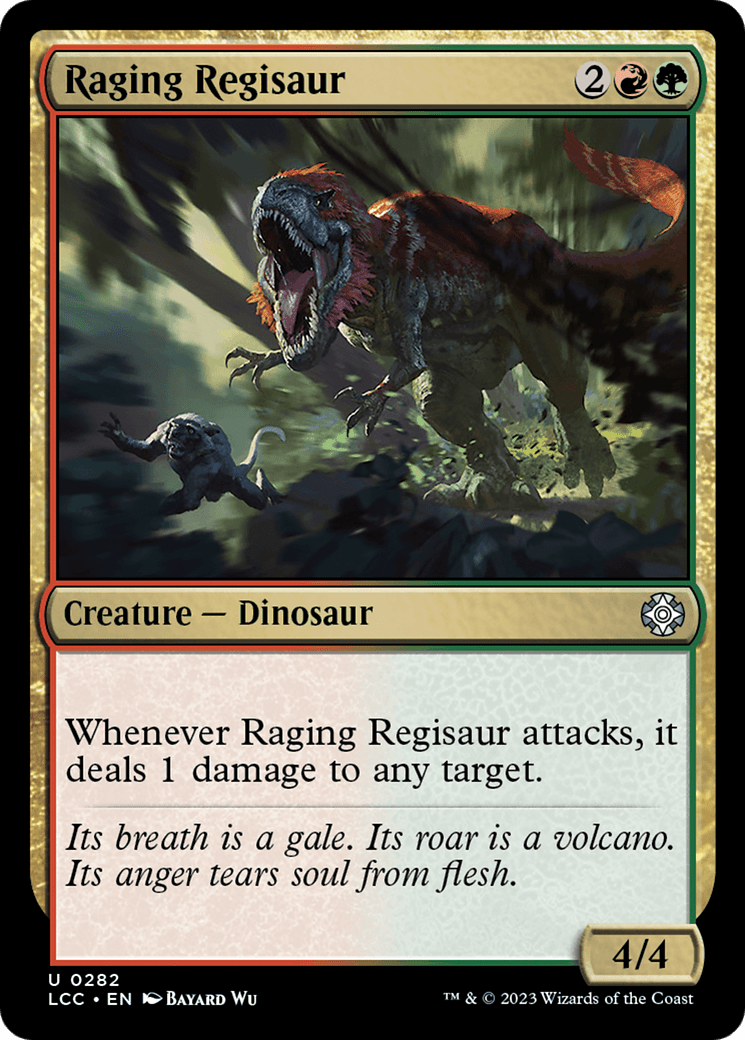 Raging Regisaur [The Lost Caverns of Ixalan Commander] MTG Single Magic: The Gathering  | Multizone: Comics And Games