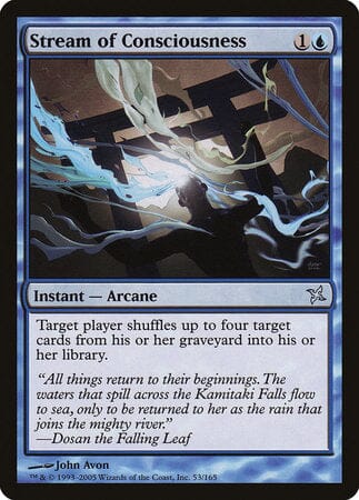 Stream of Consciousness [Betrayers of Kamigawa] MTG Single Magic: The Gathering  | Multizone: Comics And Games