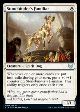 Stonebinder's Familiar [Strixhaven: School of Mages] MTG Single Magic: The Gathering  | Multizone: Comics And Games
