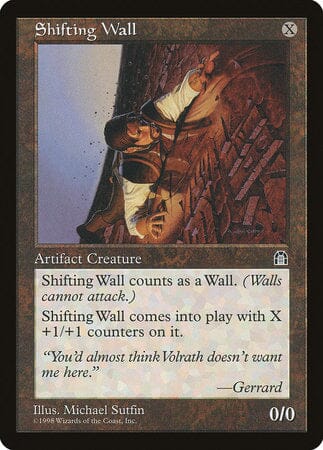 Shifting Wall [Stronghold] MTG Single Magic: The Gathering  | Multizone: Comics And Games