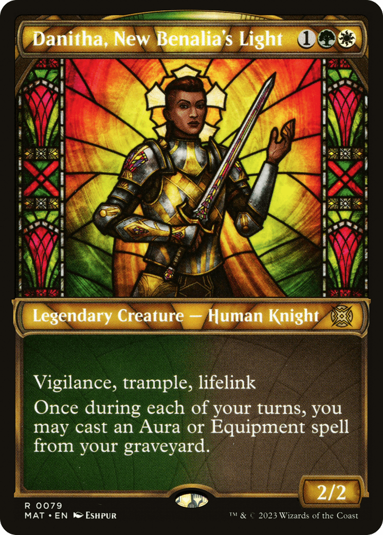 Danitha, New Benalia's Light (Showcase) [March of the Machine: The Aftermath] MTG Single Magic: The Gathering  | Multizone: Comics And Games