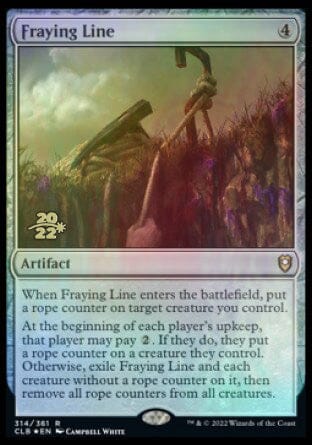 Fraying Line [Commander Legends: Battle for Baldur's Gate Prerelease Promos] MTG Single Magic: The Gathering  | Multizone: Comics And Games