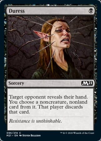 Duress [Core Set 2021] MTG Single Magic: The Gathering  | Multizone: Comics And Games