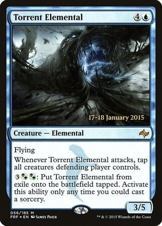 Torrent Elemental [Fate Reforged Promos] MTG Single Magic: The Gathering  | Multizone: Comics And Games