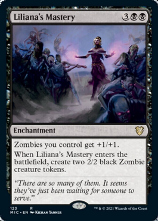 Liliana's Mastery [Innistrad: Midnight Hunt Commander] MTG Single Magic: The Gathering  | Multizone: Comics And Games