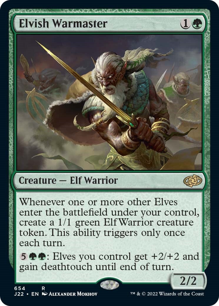 Elvish Warmaster [Jumpstart 2022] MTG Single Magic: The Gathering  | Multizone: Comics And Games