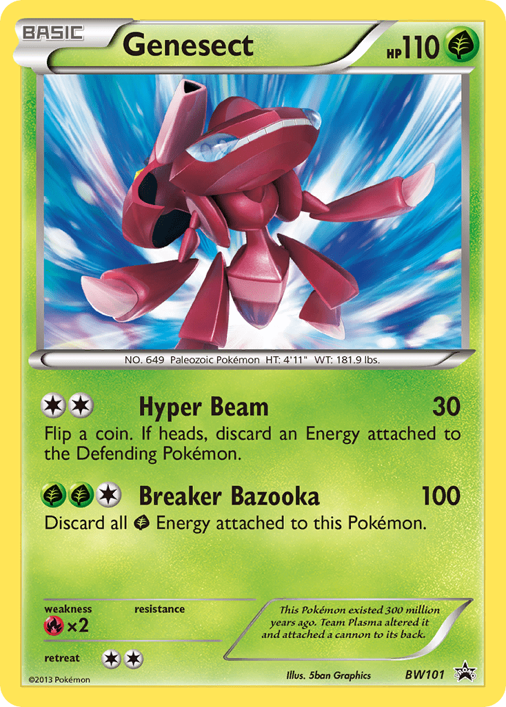 Genesect (BW101) [Black & White: Black Star Promos] Pokemon Single Pokémon  | Multizone: Comics And Games