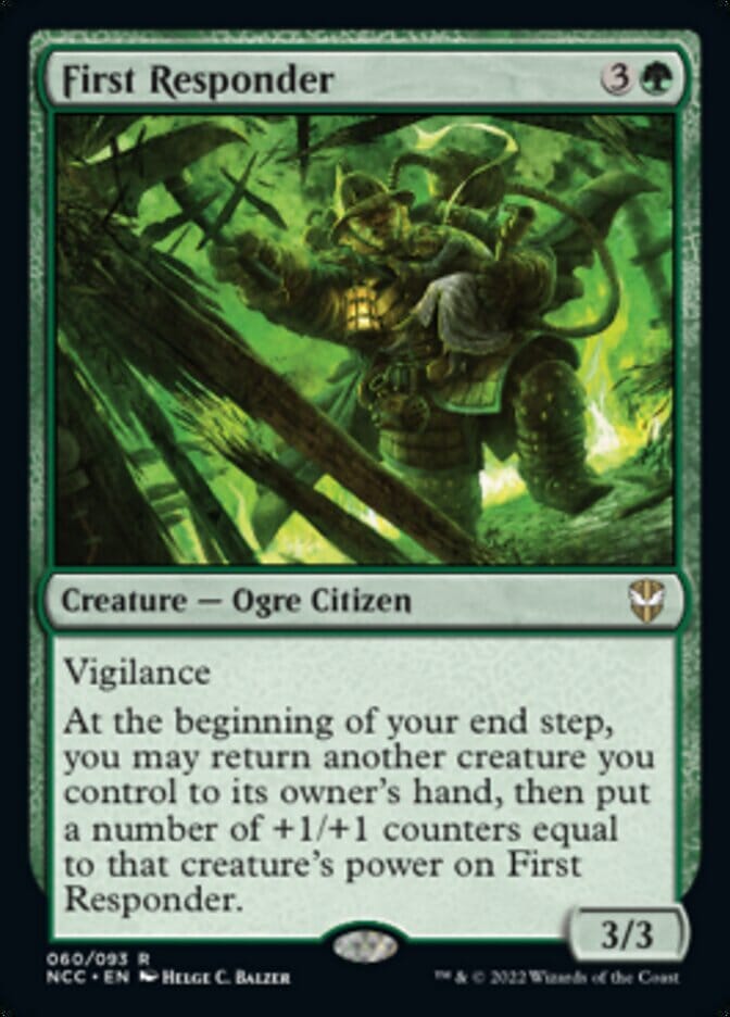 First Responder [Streets of New Capenna Commander] MTG Single Magic: The Gathering  | Multizone: Comics And Games