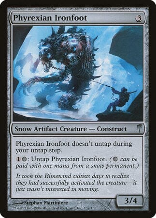 Phyrexian Ironfoot [Coldsnap] MTG Single Magic: The Gathering  | Multizone: Comics And Games