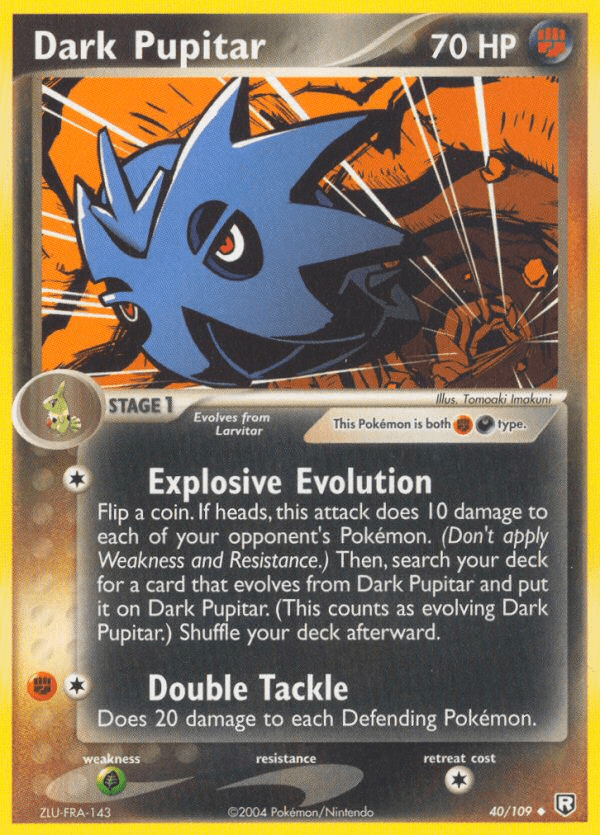 Dark Pupitar (40/109) [EX: Team Rocket Returns] Pokemon Single Pokémon  | Multizone: Comics And Games